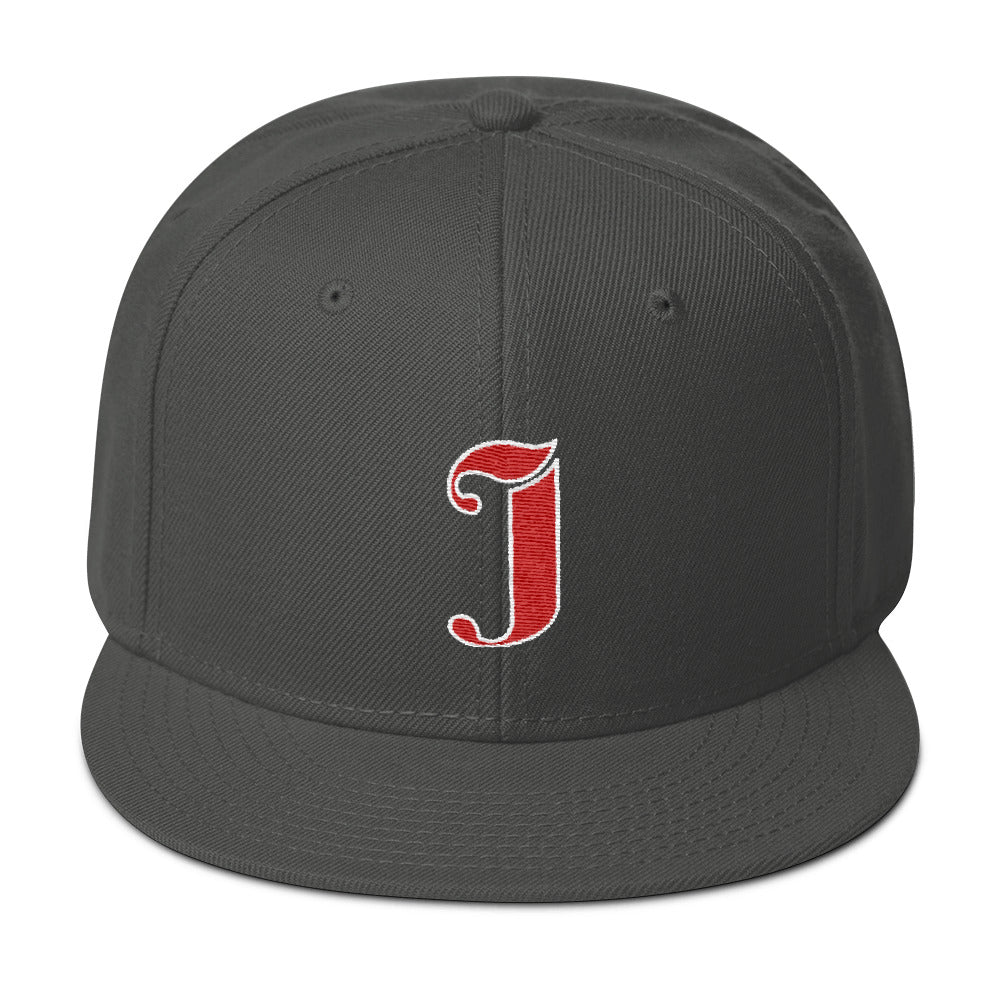 J Snapback Hat