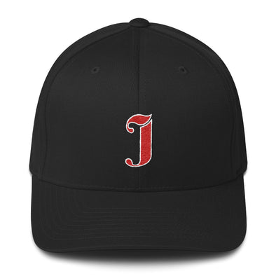 J Logo Structured Twill Cap